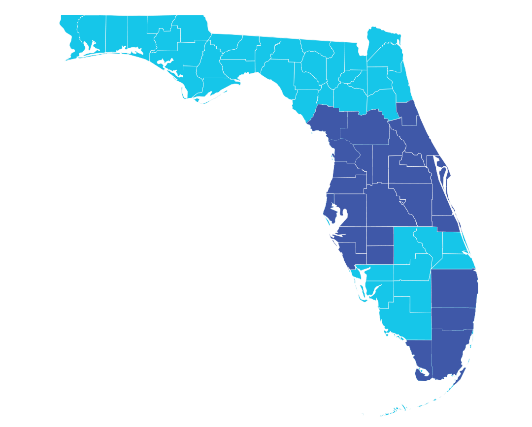Florida Service Map